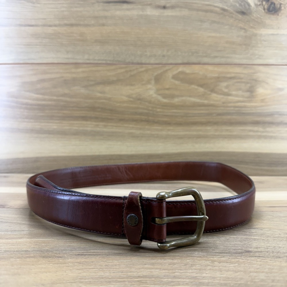 Coach Vintage Mens Belt Size 32/80 Brown Leather 5939 USA Made